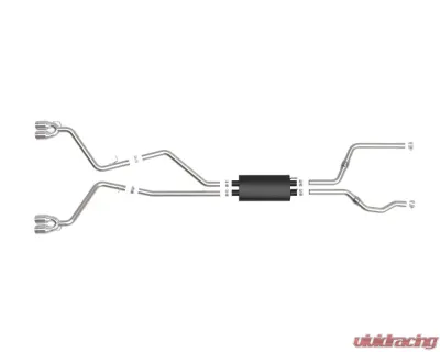 aFe Power Mach Force-Xp 2-1/2" 304 Stainless Steel Catback Exhaust System with Polished Tips Lincoln Aviator | Ford Explorer ST V6-3.0L tt 2020-2024 - 49-33139-P