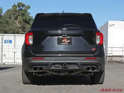 aFe Power Mach Force-Xp 2-1/2" 304 Stainless Steel Catback Exhaust System with Polished Tips Lincoln Aviator | Ford Explorer ST V6-3.0L tt 2020-2024 - 49-33139-P