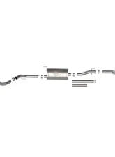 aFe Power Vulcan Series 2.5" to 3" Stainless Steel Catback Exhaust for 2022-2024 Toyota Tundra V6                                     - 49-36061-P - Image 2