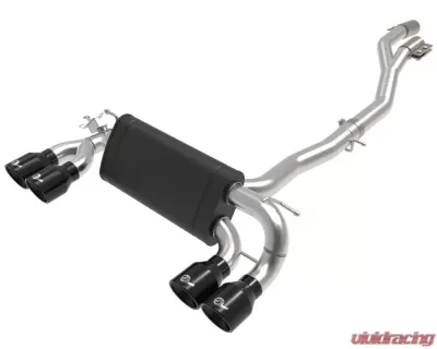 aFe Power Mach Force XP 3"-2.5" 304 Stainless Catback Exhaust System w/ Black Tips BMW F87 M2 Competition S55 L6 3.0L (tt) 2019-2021 - 49-36350-B