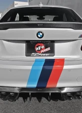 aFe Power Mach Force XP 3"-2.5" 304 Stainless Catback Exhaust System w/ Black Tips BMW F87 M2 Competition S55 L6 3.0L (tt) 2019-2021                                     - 49-36350-B - Image 6
