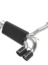 aFe Power Mach Force XP 3"-2.5" 304 Stainless Catback Exhaust System w/ Carbon Tips BMW F87 M2 Competition S55 L6 3.0L (tt) 2019-2021                                     - 49-36350-C - Image 6