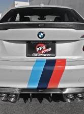 aFe Power Mach Force XP 3"-2.5" 304 Stainless Catback Exhaust System w/ Carbon Tips BMW F87 M2 Competition S55 L6 3.0L (tt) 2019-2021                                     - 49-36350-C - Image 6