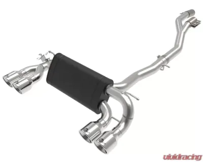 aFe Power Mach Force XP 3"-2.5" 304 Stainless Catback Exhaust System w/ Polished Tips BMW F87 M2 Competition S55 L6 3.0L (tt) 2019-2021 - 49-36350-P