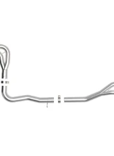 aFe Power Mach Force XP 3"-2.5" 304 Stainless Catback Exhaust System w/ Polished Tips BMW F87 M2 Competition S55 L6 3.0L (tt) 2019-2021                                     - 49-36350-P - Image 3