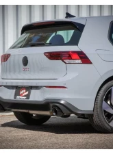 aFe Power Gemini XV 3" to 2-1/2" 304 Stainless Steel Catback Exhaust System with Cut-Out Black Tips Volkswagen GTI Gas L4-2.0L t 2022-2024                                     - 49-36451-B - Image 2