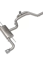 aFe Power Gemini XV 3" to 2-1/2" 304 Stainless Steel Catback Exhaust System with Cut-Out Polished Tips Volkswagen GTI Gas L4-2.0L t 2022-2024                                     - 49-36451-P - Image 8
