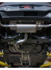 aFe Power Gemini XV 3" to 2-1/2" 304 Stainless Steel Catback Exhaust System with Cut-Out Polished Tips Volkswagen GTI Gas L4-2.0L t 2022-2024                                     - 49-36451-P - Image 4