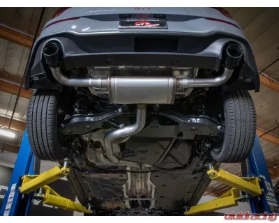 aFe Power Gemini XV 3" to 2-1/2" 304 Stainless Steel Catback Exhaust System with Cut-Out Polished Tips Volkswagen GTI Gas L4-2.0L t 2022-2024 - 49-36451-P