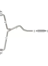 Takeda 2-1/2" to 2-1/4" 304 Stainless Steel Catback Exhaust System w/ Black Tip Subaru Forester 2014-2018                                     - 49-36804-B - Image 5