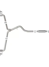 Takeda 2-1/2" to 2-1/4" 304 Stainless Steel Catback Exhaust System w/ Polished Tip Subaru Forester 2014-2018                                     - 49-36804-P - Image 5