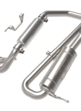 aFe Power Vulcan Series 2.25" 304 Stainless Catback Exhaust System w/ Polished Tips Suzuki Jimny L4 1.5L 2018-2021                                     - 49-37020-P - Image 5