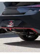 Takeda 3" 304 Stainless Steel Catback Exhaust System w/ Black Tip Hyundai Elantra N 2022-2023                                     - 49-37028-B - Image 2