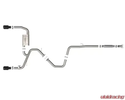 Takeda 3" 304 Stainless Steel Catback Exhaust System w/ Black Tip Hyundai Elantra N 2022-2023 - 49-37028-B