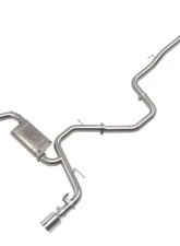Takeda 3" 304 Stainless Steel Catback Exhaust System w/ Polished Tip Hyundai Elantra N 2022-2023                                     - 49-37028-P - Image 5