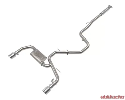 Takeda 3" 304 Stainless Steel Catback Exhaust System w/ Polished Tip Hyundai Elantra N 2022-2023 - 49-37028-P