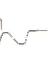 Takeda 3" 304 Stainless Steel Catback Exhaust System w/ Polished Tip Hyundai Elantra N 2022-2023                                     - 49-37028-P - Image 5