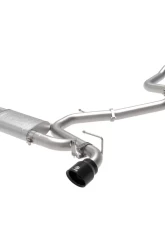 Takeda 3" 304 Stainless Steel Catback Exhaust System w/ Black Tip Hyundai Veloster N 2021-2022                                     - 49-37030-B - Image 3