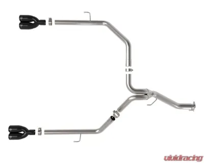 aFe Power Vulcan Series 3"-2.5" 304 Stainless DPF-Back Exhaust System w/ Black Tips Jeep Gladiator JT V6 3.0L (td) 2021-2023 - 49-38095-B