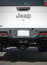 aFe Power Vulcan Series 3"-2.5" 304 Stainless DPF-Back Exhaust System w/ Black Tips Jeep Gladiator JT V6 3.0L (td) 2021-2023                                     - 49-38095-B - Image 4