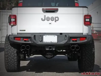 aFe Power Vulcan Series 3"-2.5" 304 Stainless DPF-Back Exhaust System w/ Black Tips Jeep Gladiator JT V6 3.0L (td) 2021-2023 - 49-38095-B