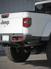 aFe Power Vulcan Series 3"-2.5" 304 Stainless DPF-Back Exhaust System w/ Black Tips Jeep Gladiator JT V6 3.0L (td) 2021-2023                                     - 49-38095-B - Image 5