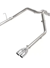 aFe Power Vulcan Series 3"-2.5" 304 Stainless DPF-Back Exhaust System w/ Polished Tips Jeep Gladiator JT V6 3.0L (td) 2021-2023                                     - 49-38095-P - Image 4