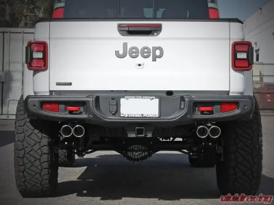 aFe Power Vulcan Series 3"-2.5" 304 Stainless DPF-Back Exhaust System w/ Polished Tips Jeep Gladiator JT V6 3.0L (td) 2021-2023 - 49-38095-P