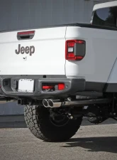 aFe Power Vulcan Series 3"-2.5" 304 Stainless DPF-Back Exhaust System w/ Polished Tips Jeep Gladiator JT V6 3.0L (td) 2021-2023                                     - 49-38095-P - Image 4