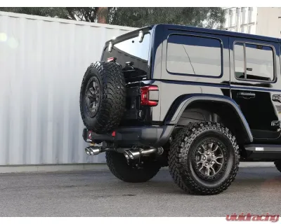 aFe Power Vulcan Series 3" to 2-1/2" 304 Stainless Steel Catback Exhaust System with Polished Tip Jeep Wrangler 392 V8-6.4L 2021-2024 - 49-38098-P