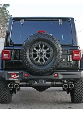 aFe Power Vulcan Series 3" to 2-1/2" 304 Stainless Steel Catback Exhaust System with Polished Tip Jeep Wrangler 392 V8-6.4L 2021-2024                                     - 49-38098-P - Image 3
