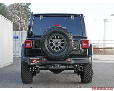 aFe Power Vulcan Series 3" to 2-1/2" 304 Stainless Steel Catback Exhaust System with Polished Tip Jeep Wrangler 392 V8-6.4L 2021-2024 - 49-38098-P
