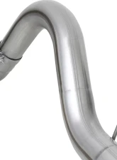aFe Power Large Bore-HD 4" 409 Stainless DPF-Back Exhaust System w/ Black Tip Ford F-150 V6 3.0L (td) 2021                                     - 49-43143-B - Image 3