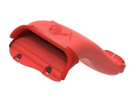 aFe Power Rapid Induction Dynamic Air Scoop Red Ford F-150 V6/V8 2021-2023