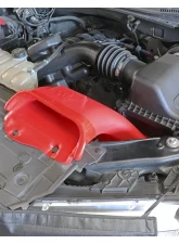 aFe Power Rapid Induction Dynamic Air Scoop Red Ford F-150 V6/V8 2021-2023                                     - 52-10010SR - Image 3