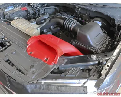 aFe Power Rapid Induction Dynamic Air Scoop Red Ford F-150 V6/V8 2021-2023 - 52-10010SR