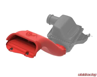 aFe Power Rapid Induction Dynamic Air Scoop Red Ford F-150 V6/V8 2021-2023 - 52-10010SR