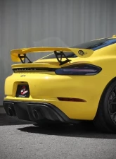 aFe Power Mach Force-Xp 2-1/4" - 2-1/2" 304 Stainless Steel Catback Exhaust System w/ Black Tips Porsche 718 Cayman GT4 H6 4.0L 2020+                                     - 49-36443-B - Image 2