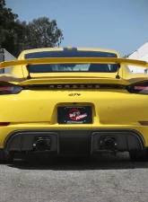 aFe Power Mach Force-Xp 2-1/4" - 2-1/2" 304 Stainless Steel Catback Exhaust System w/ Black Tips Porsche 718 Cayman GT4 H6 4.0L 2020+                                     - 49-36443-B - Image 3