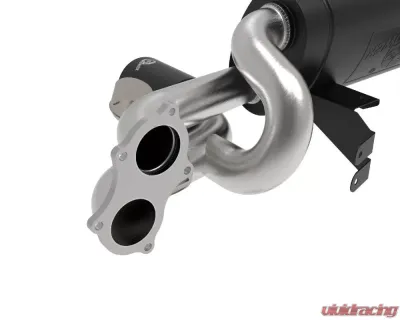 aFe Power Mach Force-Xp 2-1/4" - 2-1/2" 304 Stainless Steel Catback Exhaust System w/ Black Tips Porsche 718 Cayman GT4 H6 4.0L 2020+ - 49-36443-B