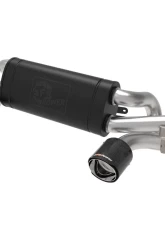 aFe Power Mach Force-Xp 2-1/4" - 2-1/2" 304 Stainless Steel Catback Exhaust System w/ Carbon Fiber Tips Porsche 718 Cayman GT4 H6 4.0L 2020+                                     - 49-36443-C - Image 4