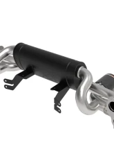 aFe Power Mach Force-Xp 2-1/4" - 2-1/2" 304 Stainless Steel Catback Exhaust System w/ Carbon Fiber Tips Porsche 718 Cayman GT4 H6 4.0L 2020+                                     - 49-36443-C - Image 3