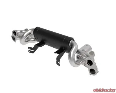 aFe Power Mach Force-Xp 2-1/4" - 2-1/2" 304 Stainless Steel Catback Exhaust System w/ Polished Tips Porsche 718 Cayman GT4 H6 4.0L 2020+ - 49-36443-P