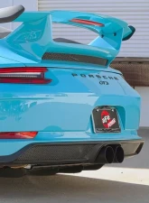 aFe Power Mach Force-Xp 2 1/2" to 2" 304 Stainless Steel Catback Exhaust Sytem with Black Tips Porsche 991 | 991.2 GT3 2014-2019                                     - 49-36450-B - Image 2