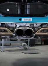 aFe Power Mach Force-Xp 2 1/2" to 2" 304 Stainless Steel Catback Exhaust Sytem with Black Tips Porsche 991 | 991.2 GT3 2014-2019                                     - 49-36450-B - Image 3