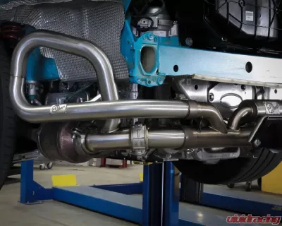 aFe Power Mach Force-Xp 2 1/2" to 2" 304 Stainless Steel Catback Exhaust Sytem with Black Tips Porsche 991 | 991.2 GT3 2014-2019 - 49-36450-B