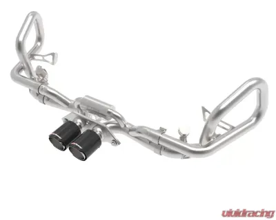 aFe Power Mach Force-Xp 2 1/2" to 2" 304 Stainless Steel Catback Exhaust Sytem with Carbon Fiber Tips Porsche 991 | 991.2 GT3 2014-2019 - 49-36450-C