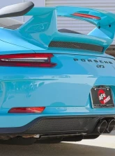 aFe Power Mach Force-Xp 2 1/2" to 2" 304 Stainless Steel Catback Exhaust Sytem with Carbon Fiber Tips Porsche 991 | 991.2 GT3 2014-2019                                     - 49-36450-C - Image 2