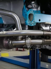 aFe Power Mach Force-Xp 2 1/2" to 2" 304 Stainless Steel Catback Exhaust Sytem with Carbon Fiber Tips Porsche 991 | 991.2 GT3 2014-2019                                     - 49-36450-C - Image 3