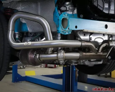 aFe Power Mach Force-Xp 2 1/2" to 2" 304 Stainless Steel Catback Exhaust Sytem with Carbon Fiber Tips Porsche 991 | 991.2 GT3 2014-2019 - 49-36450-C